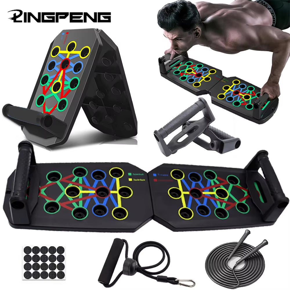 Portable 9-in-1 pushup board