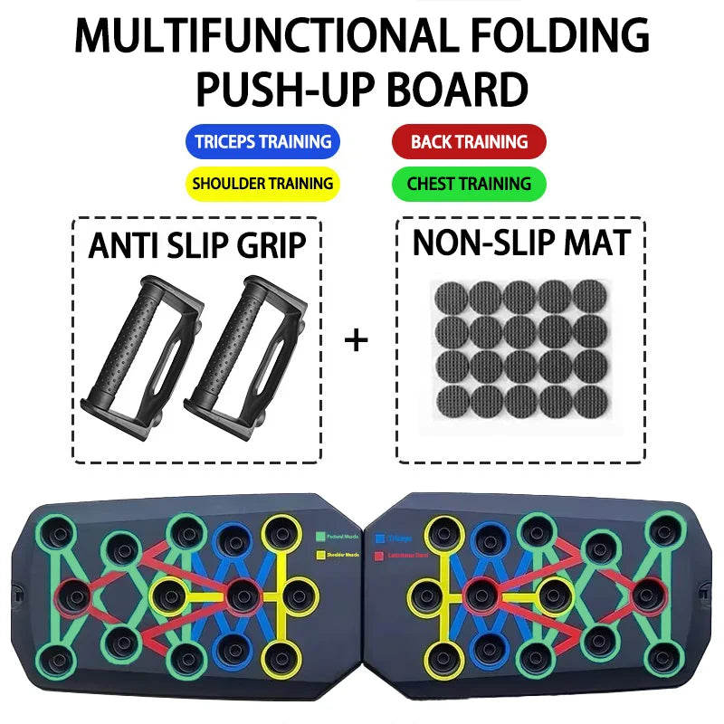 Portable 9-in-1 pushup board