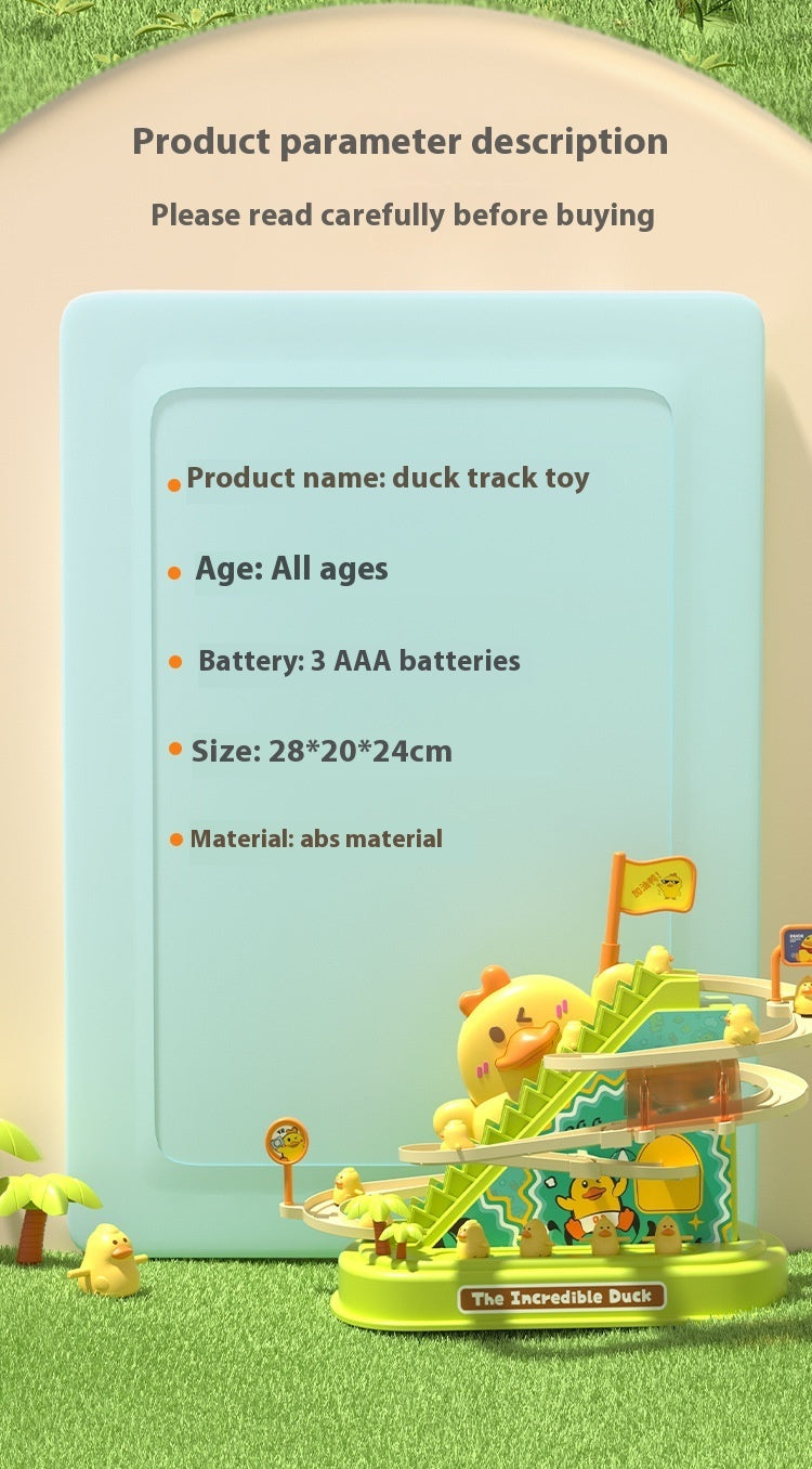 Children's Little Duck Slide Electric Suit Toys