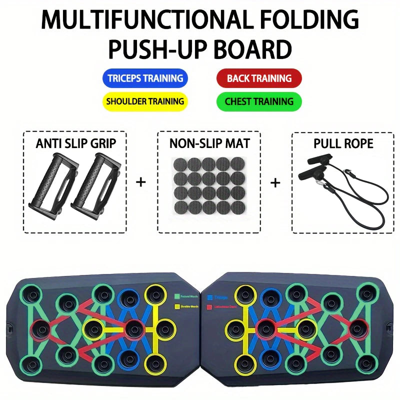 Portable 9-in-1 pushup board