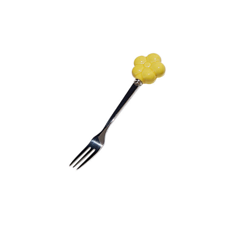 Creative SUNFLOWER Stainless Steel Fruit Fork