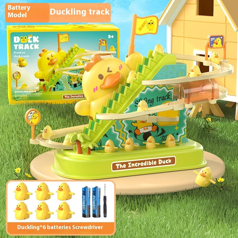 Children's Little Duck Slide Electric Suit Toys