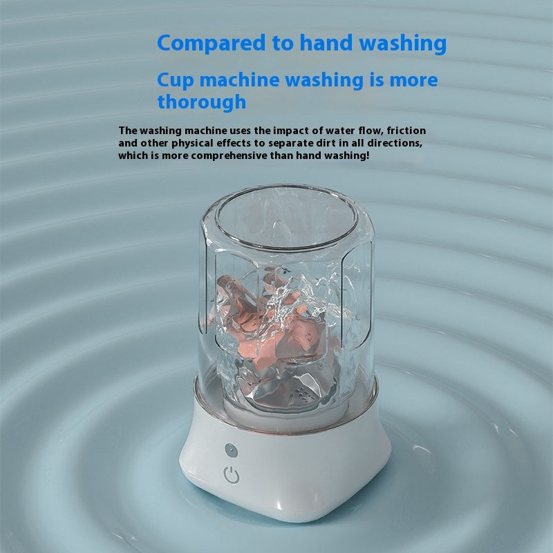 Portable Wireless Charging Automatic Mini Washing Machine