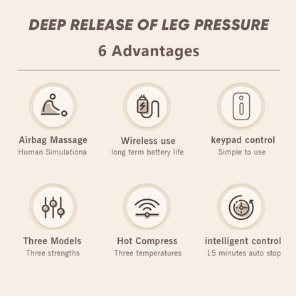 Electric Air Wave Leg Warmer Calf Massager