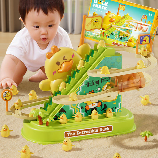 Children's Little Duck Slide Electric Suit Toys