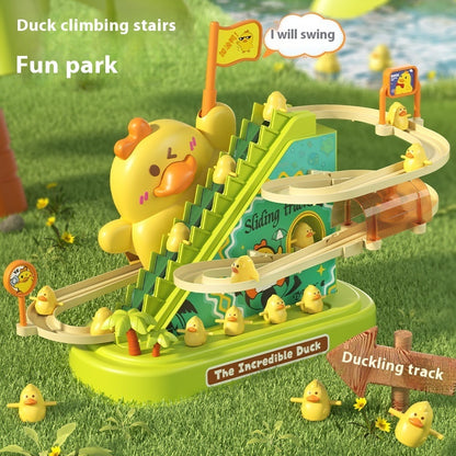 Children's Little Duck Slide Electric Suit Toys