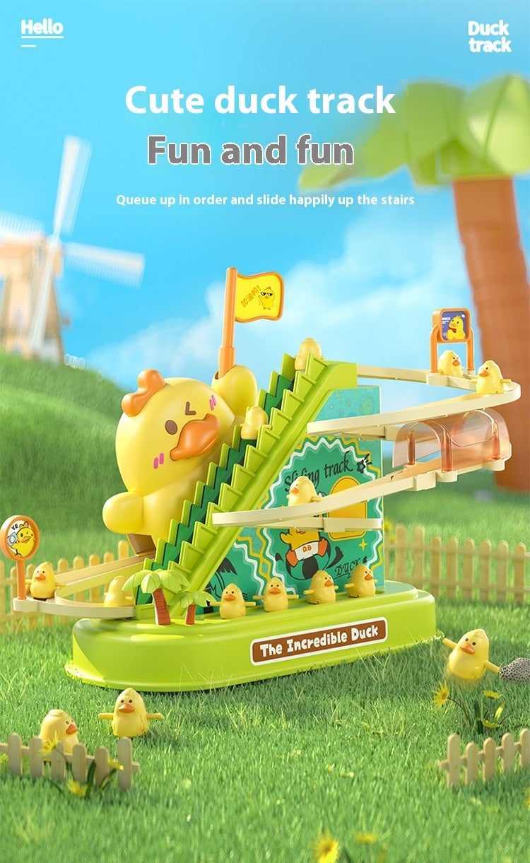 Children's Little Duck Slide Electric Suit Toys