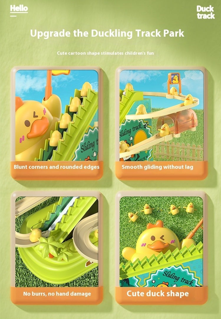Children's Little Duck Slide Electric Suit Toys