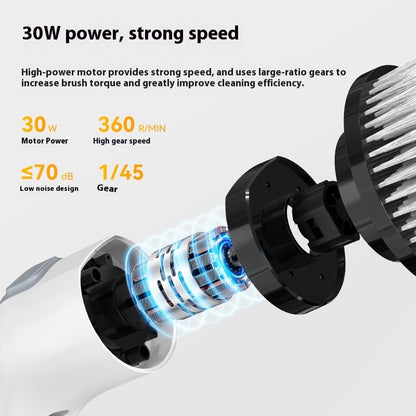 Household Portable Multifunctional Handheld Electric Cleaning Brush