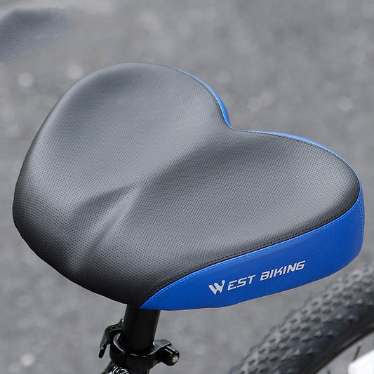 Electric Bike Saddle With Wide Noseless Saddle